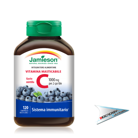 Jamieson-VITAMINA C 1000 MASTICABILE (Conf. 120 cpr)   Mirtillo  